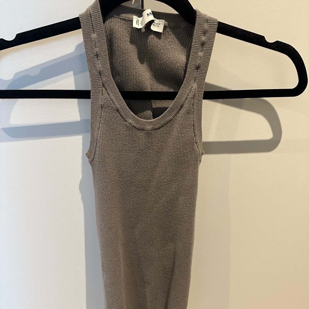 Mango Knit Top in Gray